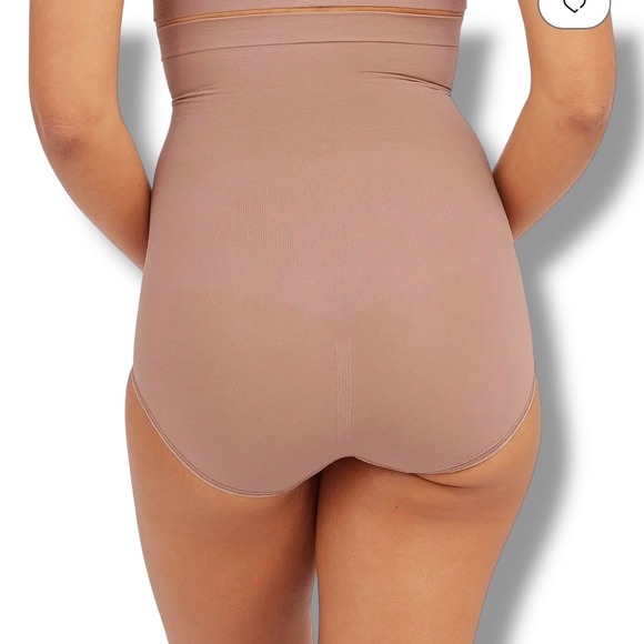 Spanx Higher Power Shapewear Panty Sz L Cafe' Au Lait New‎ - Picture 4 of 10